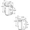 Prime-Line Storm and Screen Door 2-Self Closing and 1-Adjustable Hinge Set 2-3/4 in, Screws, White K 55552 - alternate 3