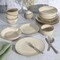 Gibson Elite Matisse 16 Piece Stoneware Dinnerware Set in Cream with Reactive Glaze 138959.16 - alternate 2