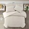 Homeroots Beige Twin Polyester 180 Thread Count Washable Duvet Cover Set 529066 - alternate 2