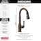Delta Broderick Single Handle Pull-Down Bar/Prep Faucet 9990-RB-DST - alternate 2