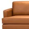 Homeroots 72" Brown Polyester Sofa With Black Legs 396466 - alternate 2