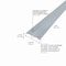 M-D Building Products Aluminum, Satin Silver, 36 in L, 1.5 in W 46131 - alternate 2