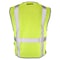 Dome75 Hi-Vis Safety Vest SM/MD Class ANSI/ISEA 107-2020 Class 2 , Zippered Front Closure 2 Pockets DV1222 - alternate 4