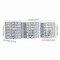 Jonathan Y Clara Deco 24" 3-Light Metal/Crystal Classic Glam LED Vanity Light, Chrome JYL7544A - alternate 2