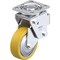 Blickle Swivel Plate Caster, PU, 5", 770 lb., Overall Height: 7.87" LHF-ALTH 125K-14-FA - alternate 1