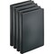 Business Source 0.5" Basic Binder, 125 Sheet Capacity, Round Ring, Black, PK4 BSN28526BD - alternate 1