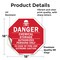 Signmission Danger Chemical Storage Authorized, 18 Inch X 18 Inch, Vinyl Decal OC-D-18-34 - alternate 2