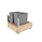 Rev-A-Shelf Maple Wood; Steel; Plastic, Natural Maple, 20.25 in W, 19.25 in H, 21.75 in D 4WCBM-2430DM-2 - alternate 1