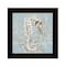 Homeroots Coral Seahorse I 1 Black Framed Print Wall Art 416107 - alternate 1