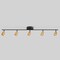 Vidalite Shura Black & Brass 5-Light Track Light with Rotatable Heads, Integrated LED, 3000k, 2450 Lmn CE1008033 - alternate 2