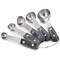 Oster Blakeley 5 Piece Stainless Steel Measuring Spoon Set in Dark Gray with Wood Handles 141104.05 - alternate 2