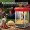 Vevor Popcorn Popper Machine Countertop Popcorn Maker 1440W 12 Oz 80 Cups Red NP16T - alternate 4