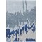 Homeroots 3' X 5' Sky Blue And Denim Blue Abstract Washable Indoor Outdoor Area Rug 613656 - alternate 3