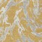 Homeroots 3' X 5' Gold Gray And Ivory Abstract Washable Indoor Outdoor Area Rug 600084 - alternate 3