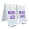 Signmission Wellness Center, A-Frame & 2 Decals Installed, Heavy-Duty Plastic Frame SBHD-D-2436-Wellness Center - alternate 2