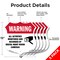 Signmission Video Surveillance Shield Label Set Warn, 12 inch X 12 inch, Aluminum Metal Sign, 5PK SHI-A-5Pack-12-467 - alternate 3