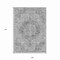 Homeroots 9' X 12' Silver Floral Medallion Washable Indoor Outdoor Area Rug 607942 - alternate 2
