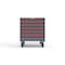 Strong Hold 6 drawer cabinet - (5x 3in, 1x 4in) - Red accents - Keyed Different S3036-PCDAS-0602DS - alternate 1