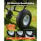 Vevor Push Lawn Spreader 9.8ft Spreading Width 15lb Capacity for Seed Fertilizer 2115 - alternate 2