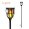 Techko Solar Tiki Torches  includes Metal Rods & Tabletop Base, 4PK STL-201B (4-pack) - alternate 1