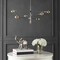 Jonathan Y Ikon 36" 6-Light Modern Vintage Iron Arm-Adjustable LED Pendant, Chrome JYL7598A - alternate 3