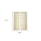 Homeroots Set of Two 84"  Beige Solid Modern Window Panels, 2PK 473389 - alternate 2