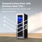 Tcl 1.24 Cu. Ft. 12-Bottle Wine Cooler, Low Noise, Digital Controls, LED Light, Glass Door, Stainless TRW12F6AS - alternate 2