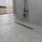 Kingston Brass 32-Inch Stainless Steel Linear Shower Drain with Reversible Tile Insert and Flat Grate BSF3220 - alternate 2