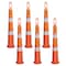 Jrex Safety 42 in Orange Channelizer Cone with (4) 4 in Diamond Grade Sheeting, 6PK CHO42-JR-4-DG-6PK - alternate 1