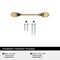 Amerock Ravino 3 inch (76mm) Center-to-Center Champagne Bronze Cabinet Pull, 10PK 10VMP21935CZ - alternate 3