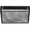 Universal Metal Mesh Wall FileSingle Pocket, 14 1/8 x 3 3/8 x 8 1/8, Letter, Blk UNV20026 - alternate 2