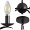 Jonathan Y Shana 35.5" 6-Light Grand Modern Transitional Adjustable Sculptural Wavy Arm Candle-Style Metal LED JYL9558C - alternate 2