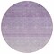 Homeroots 8' Purple And Lavender Round Ombre Washable Indoor Outdoor Area Rug 595831 - alternate 3