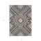 Homeroots 5' X 8' Gray Charcoal And Pink Tribal Washable Indoor Outdoor Area Rug 598125 - alternate 3