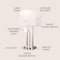 Jonathan Y Blaire 23.75" 2-Light Modern Farmhouse Metal LED Table Lamp w/USB Charging port, Adjustable Reading L JYL1144C - alternate 2