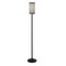 Homeroots 63" Black Torchiere Floor Lamp With Black Drum Shade 523590 - alternate 2