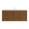 James Martin Vanities Laurent 60" Single Vanity, Honey Oak w/ 3 CM Lime Delight Silestone Top 545-V60S-HNO-3LDL - alternate 2