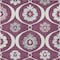 Homeroots 10' X 14' Eggplant Ivory And Gray Medallion Washable Indoor Outdoor Area Rug 589607 - alternate 2