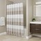 Homeroots 72" White And Taupe Striped Shower Curtain 484077 - alternate 2