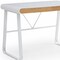 Homeroots 43" White Writing Desk With Two Drawers 543763 - alternate 3