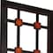 Homeroots 84" Brown Folding Four Panel Screen Room Divider 274878 - alternate 2