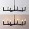 Jonathan Y Darcy 35" 6-Light Grand Modern Industrial Adjustable Geometric Architectural Square-Arm Candle-Style JYL9561B - alternate 2