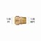 Proline Series 1-in PF x MIP Brass Push Fit Male Adapter 6630-105 - alternate 2