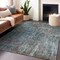Homeroots 8' X 10' Fern Green Abstract Washable Indoor Outdoor Area Rug 607869 - alternate 2