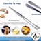 A2Z Scilab BBQ Tweezers, Wide Blunt Serrated Jaws, 12 Inch, Stainless Steel Tongs A2Z-ZR1058 - alternate 2