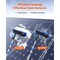 Vevor Water Fed Pole Kit 12FT Solar Panel Cleaning Pole 180 deg Rotatable Brush Head THWB-12F-SG30(US) - alternate 3