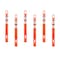 Xpose Safety 6 Pack 42in Ring Loop Orange Traffic Delineator Post, 6PK DLR-ORG-42-6-X-S - alternate 1