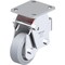 Blickle Rigid Plate Caster, Solid Rbbr, 4", 440 lb. BHF-ALEV 100K-14-SG - alternate 1