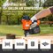 Vevor Coil Siding Nailer 1 inch to 2-1/4-inch 15 Degree Pneumatic Nail Gun MCN55 - alternate 3