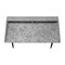 Homeroots 47" Gray and Black Wood and Metal Parsons Computer Desk 489842 - alternate 2